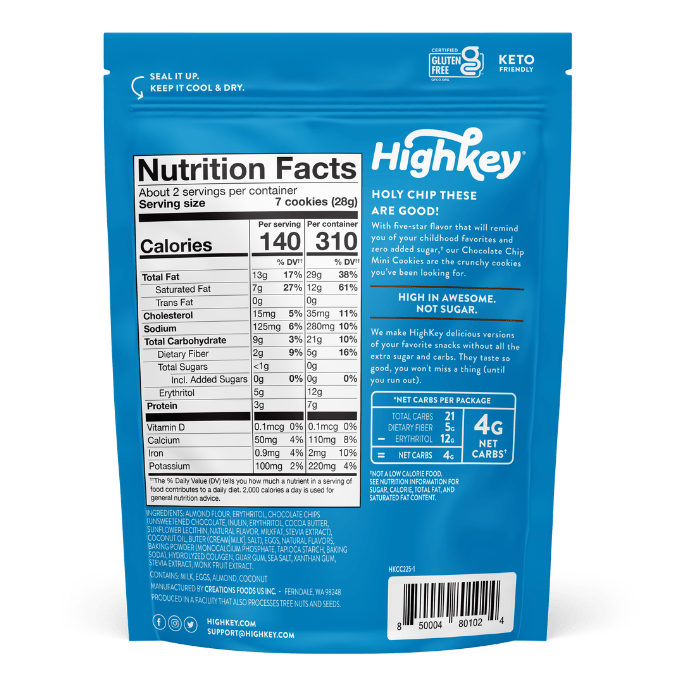 Mini Cookies: Chocolate Chip (3 Pack - 2.25 oz bags) - View 2