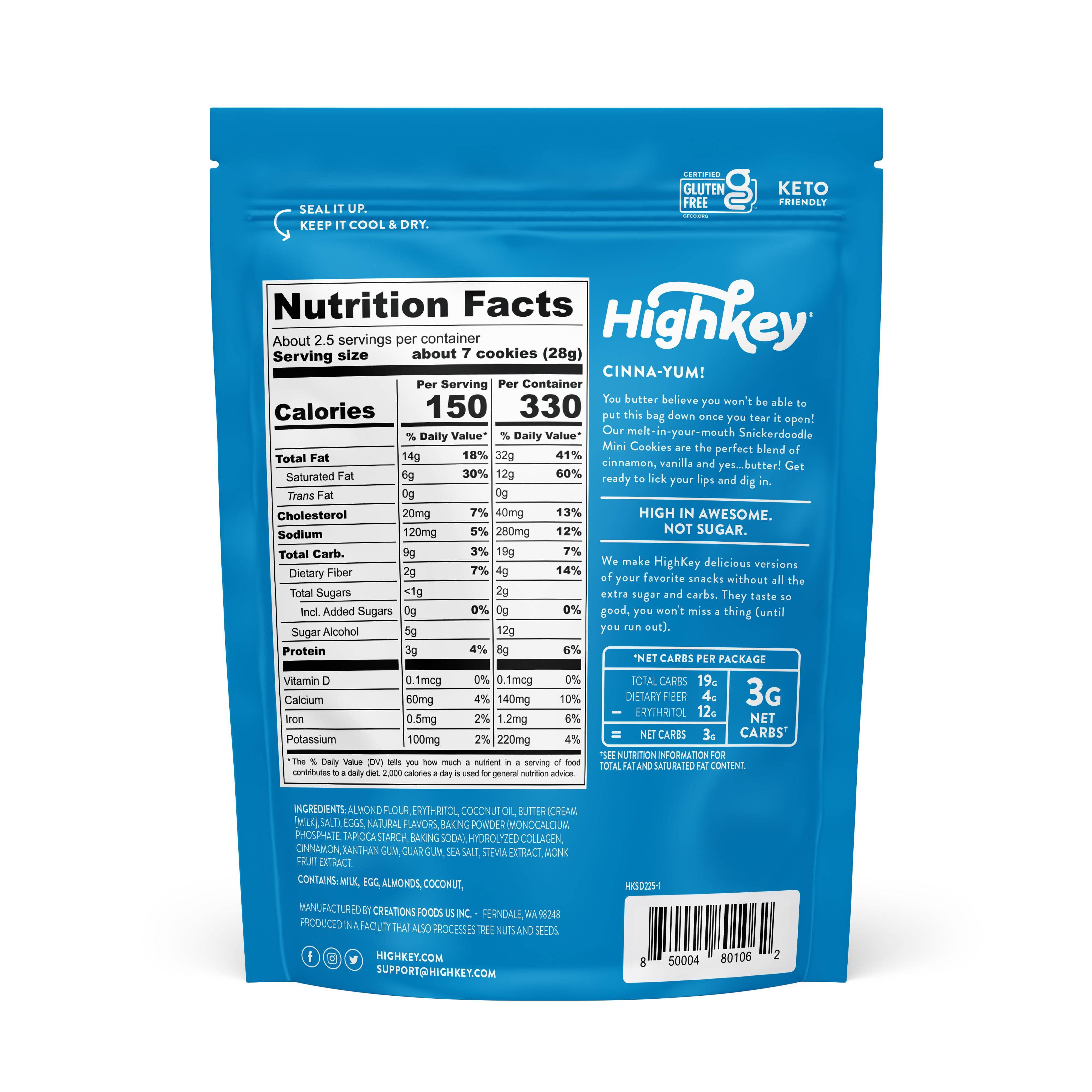 Mini Cookies: Snickerdoodle (3 Pack - 2.25 oz bags) - View 2