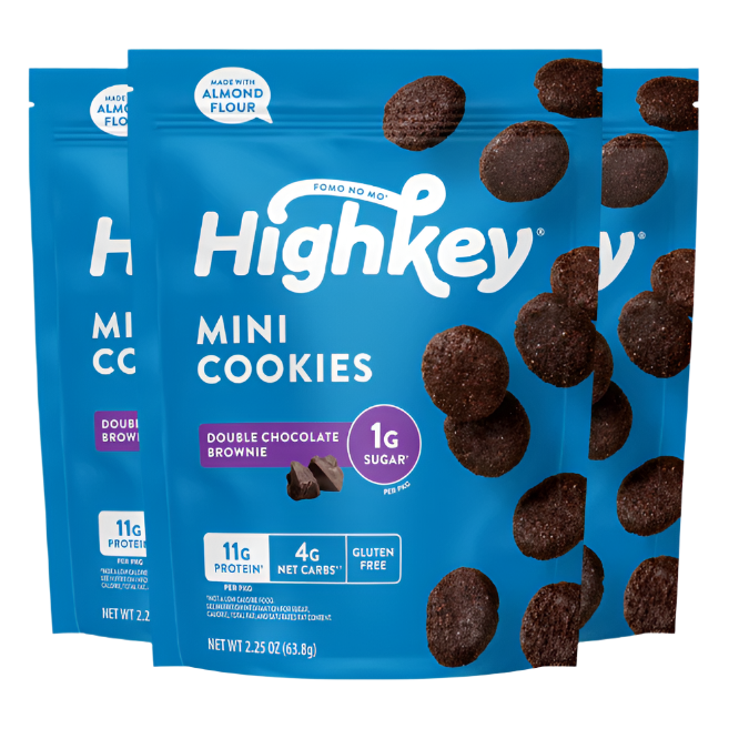 Mini Cookies: Double Chocolate Brownie (3 Pack - 2.25 oz bags)