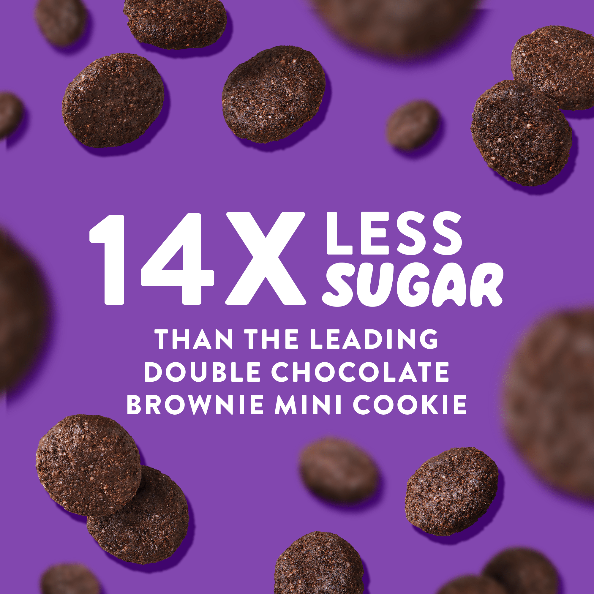 Mini Cookies: Double Chocolate Brownie (3 Pack - 2.25 oz bags) - View 5