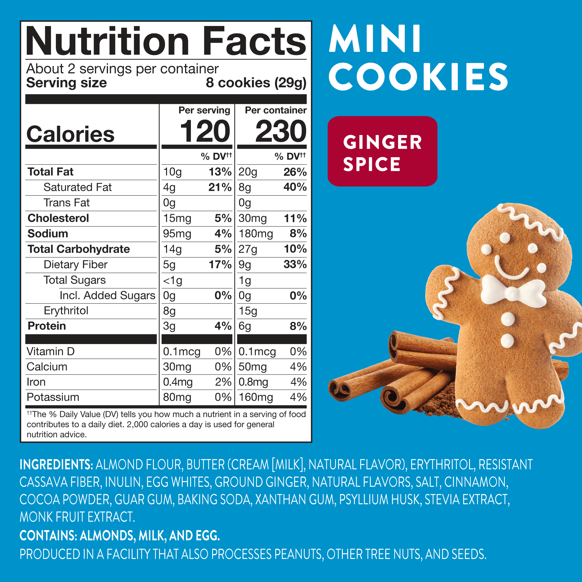 Mini Cookies: Ginger Spice (3 Pack - 2 oz bags) - View 4