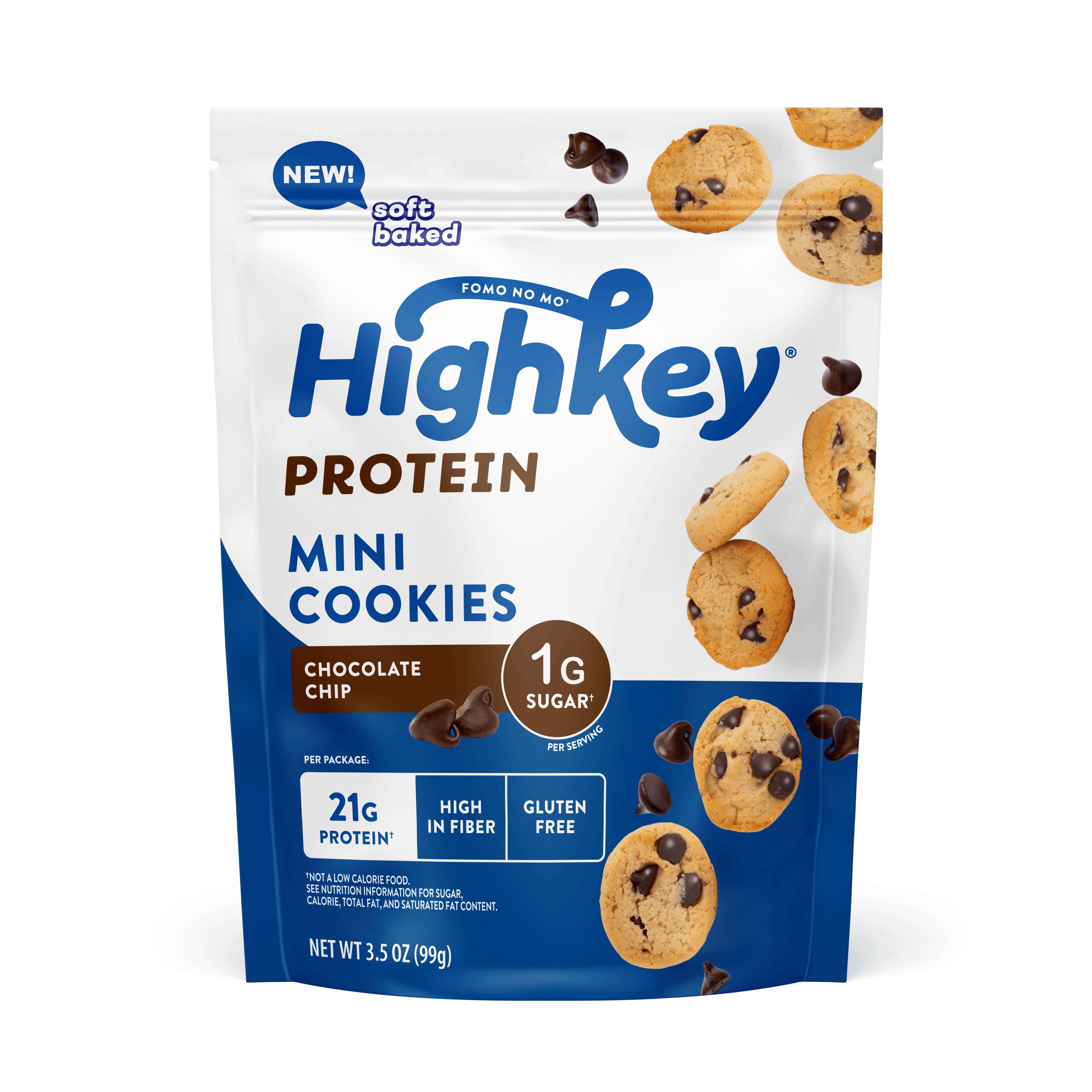Protein Mini-Cookies: Chocolate Chip (6 Pack - 3.5 oz bags) - View 3