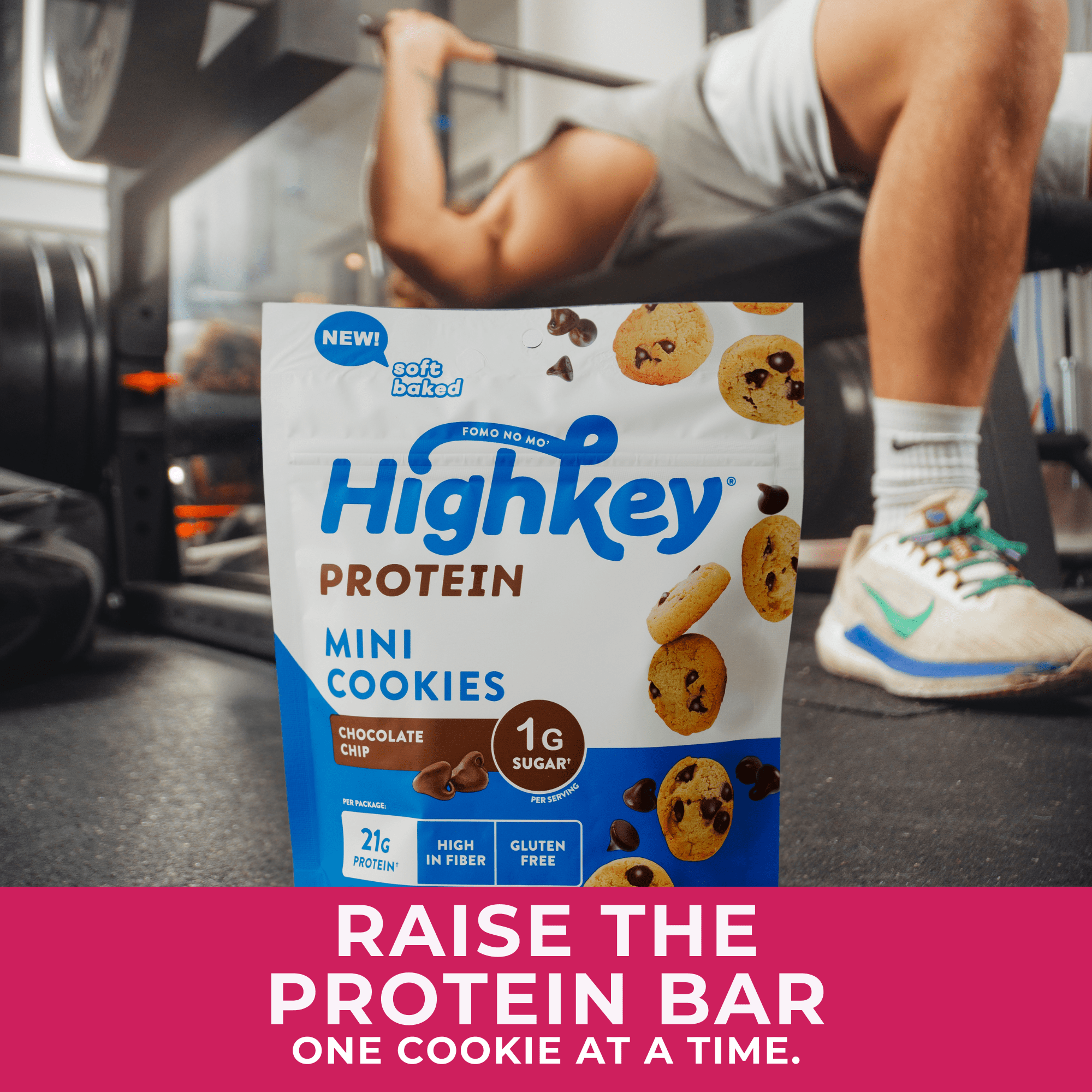 Protein Mini-Cookies: Chocolate Chip (6 Pack - 3.5 oz bags) - View 4