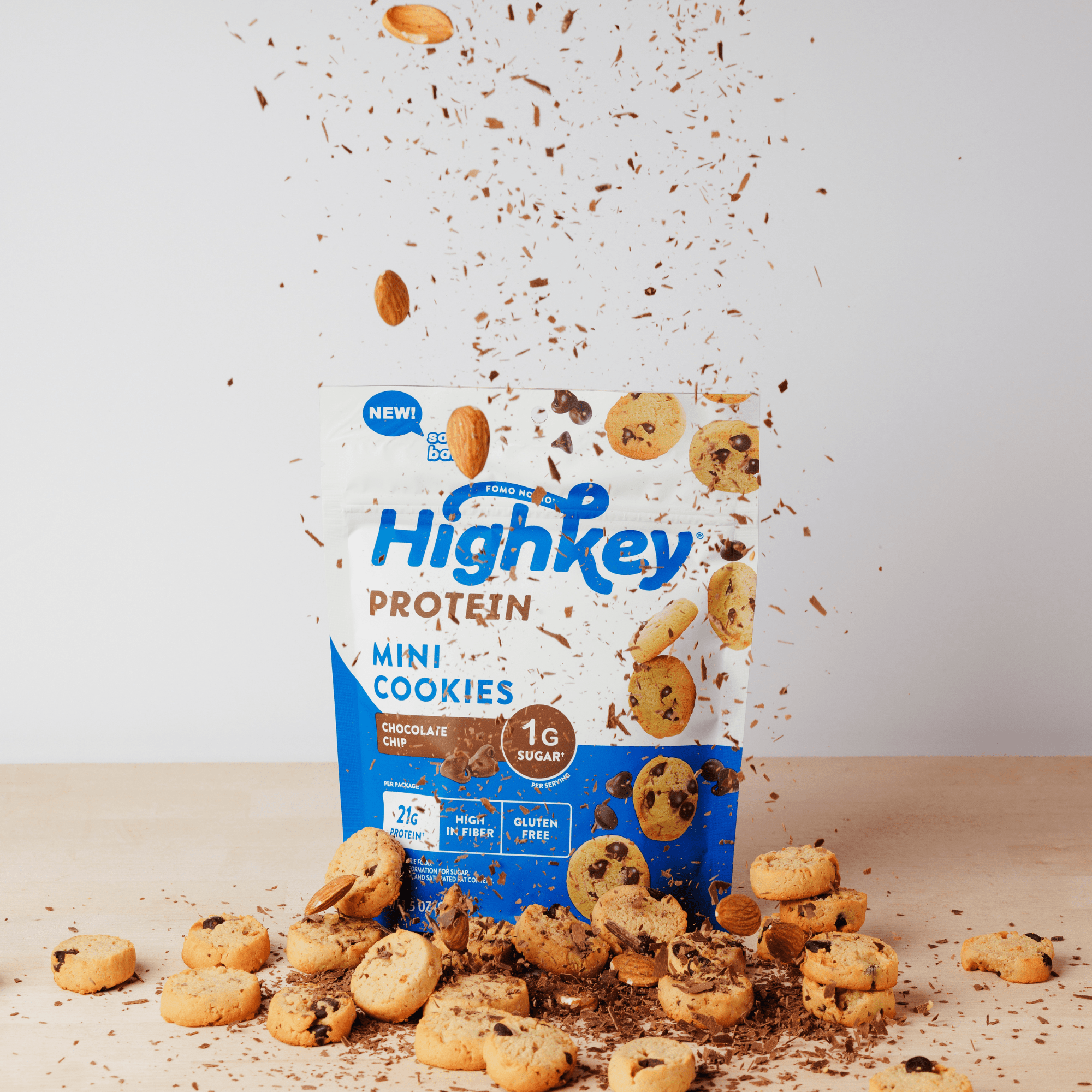 Protein Mini-Cookies: Chocolate Chip (6 Pack - 3.5 oz bags) - View 5
