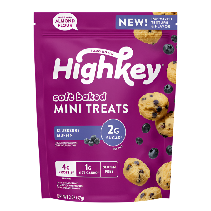Soft Baked Mini Treats: Blueberry Muffin (6 Pack - 2 oz bags)
