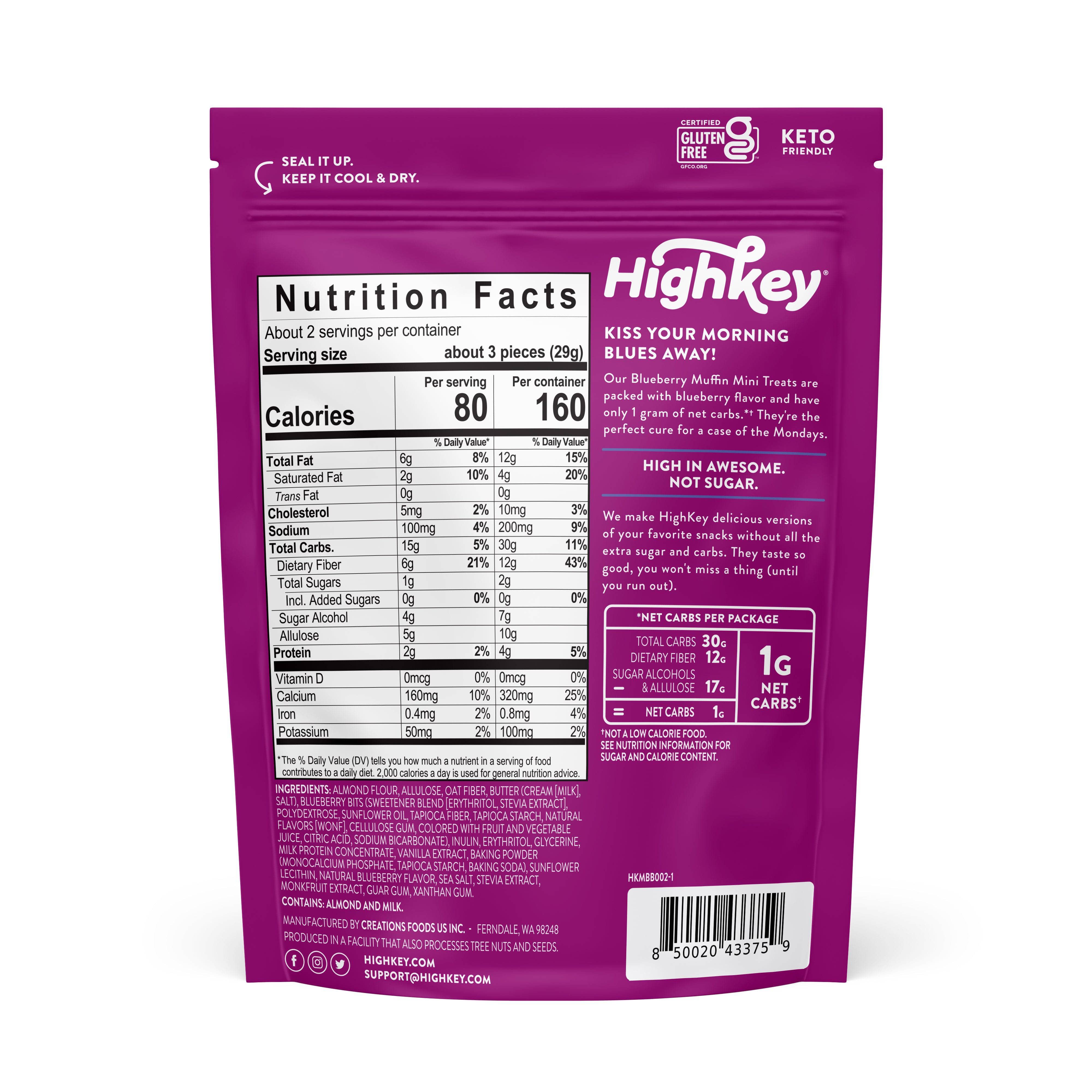 Soft Baked Mini Treats: Blueberry Muffin (6 Pack - 2 oz bags) - View 2